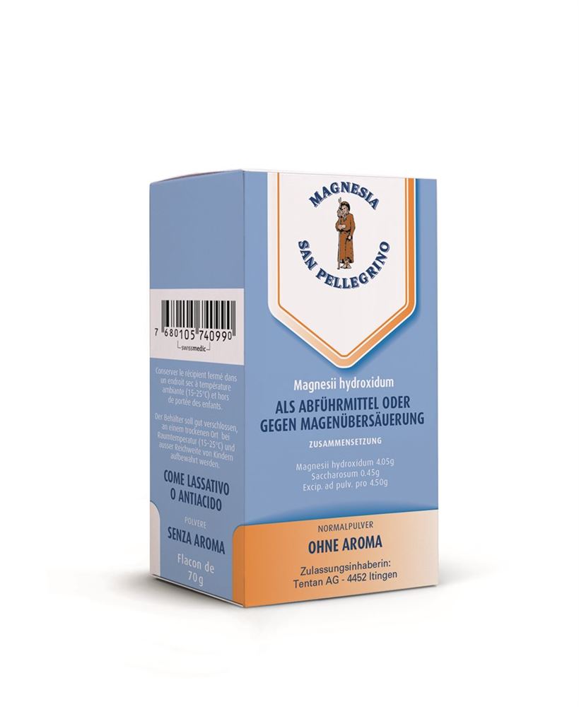 MAGNESIA SAN PELLEGRINO pdr sans arôme fl 70 g, image principale