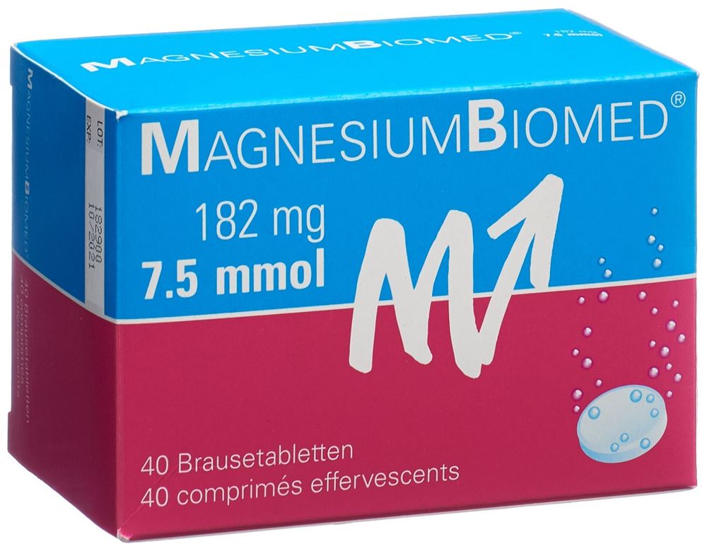 Magnesium Biomed Brausetabl Ds 40 Stk