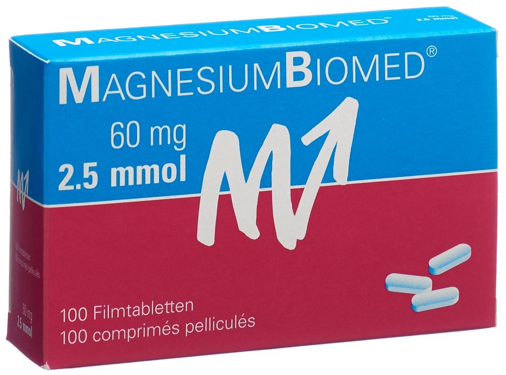 Magnesium Biomed cpr pell blist 100 pce, image principale