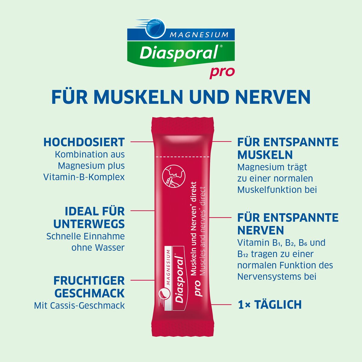 MAGNESIUM DIASPORAL Pro M+N Direct Sticks, Bild 4 von 7