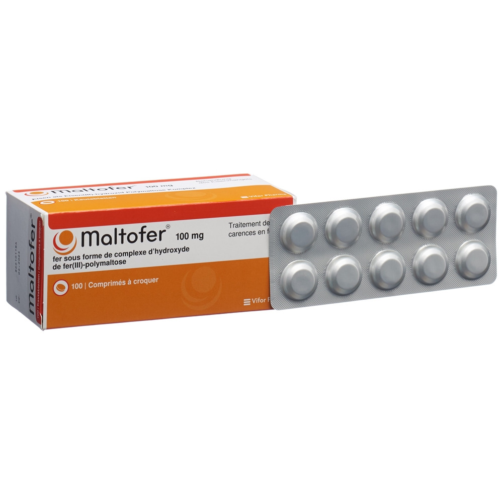 MALTOFER cpr croquer 100 mg blist 100 pce, image 3 sur 4