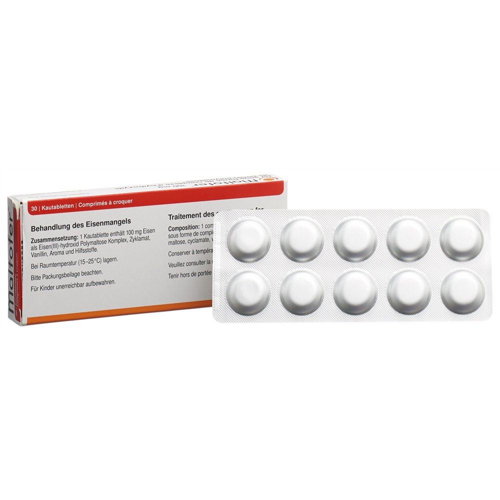 MALTOFER cpr croquer 100 mg blist 30 pce, image 3 sur 4