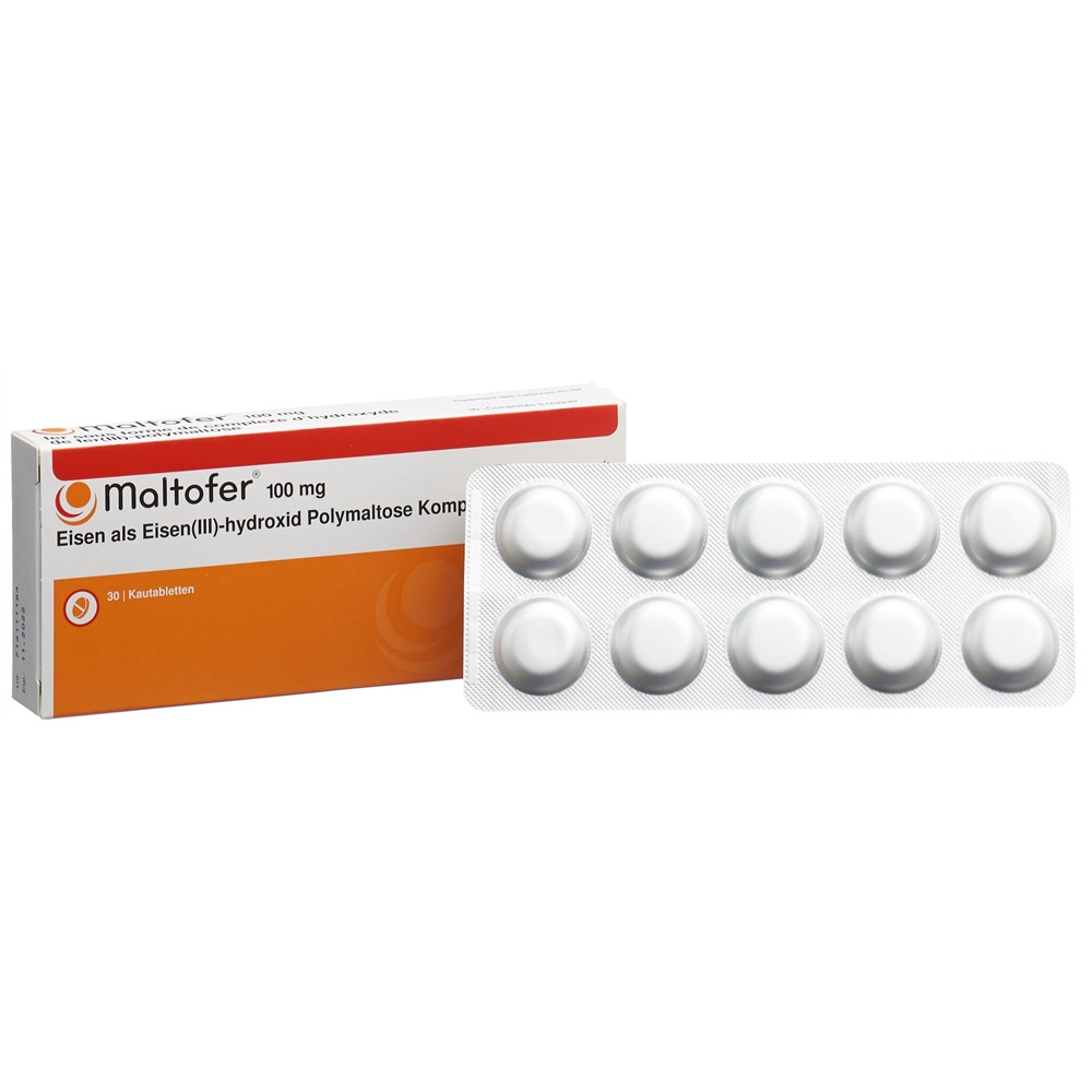 MALTOFER cpr croquer 100 mg blist 30 pce