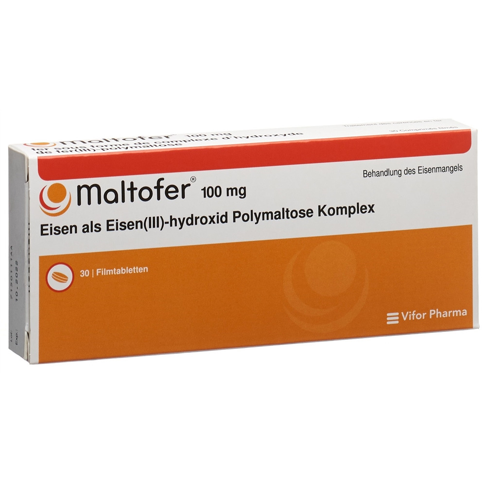 MALTOFER cpr pell 100 mg blist 30 pce, image 2 sur 2