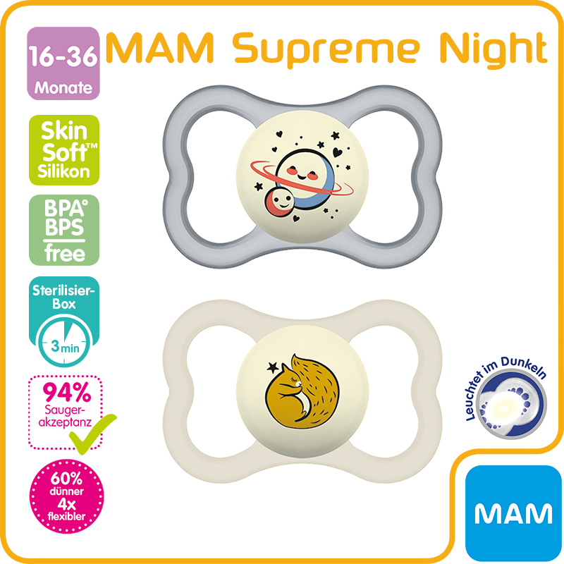 MAM Supreme Night Nuggi, Bild 2 von 4