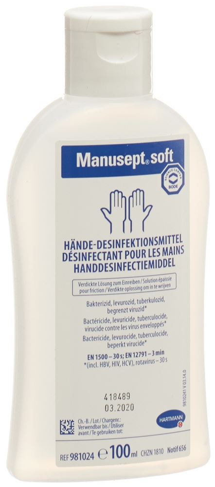 MANUSEPT soft désinfectant mains, image principale