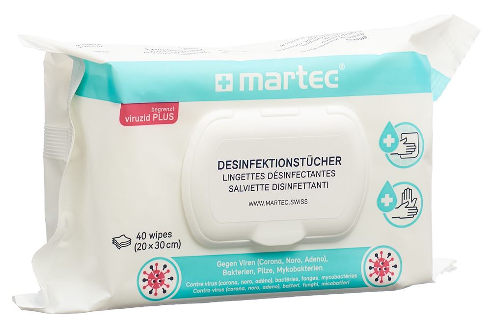 MARTEC Lingettes désinfectantes, image principale