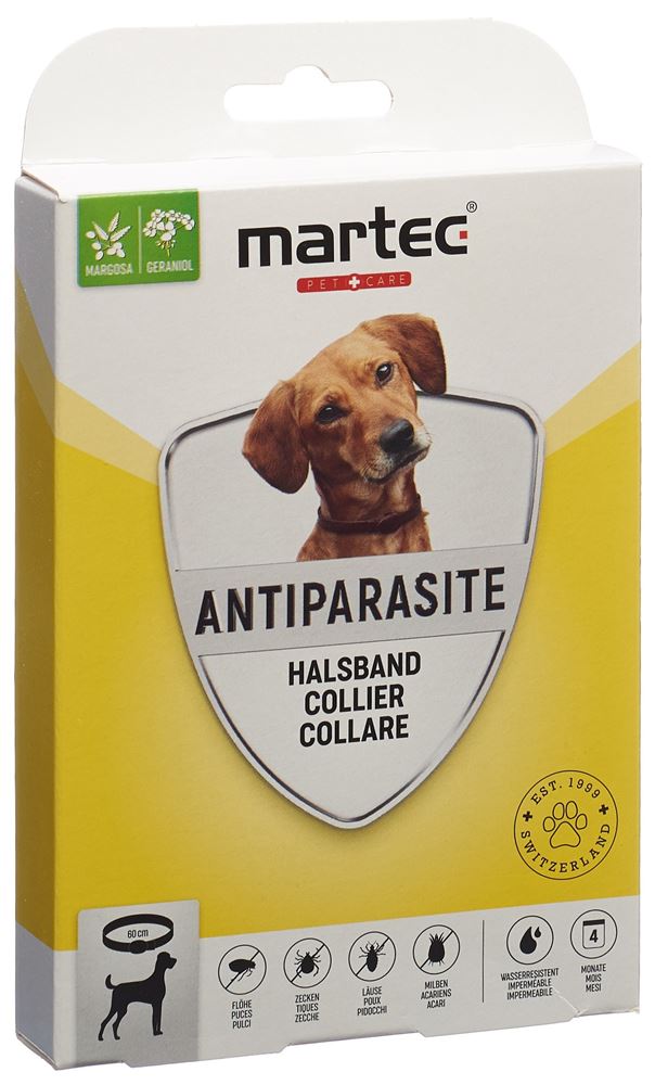 MARTEC PET CARE collier pour chiens ANTIPARASITE