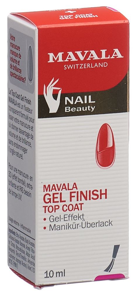 Mavala top coat gel finish