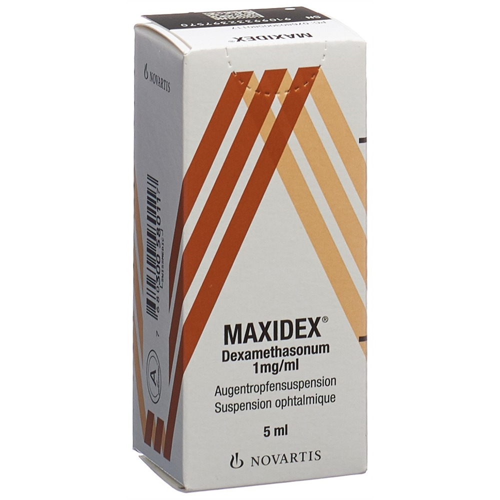 MAXIDEX Susp Opht Tropffl 5 ml, Hauptbild