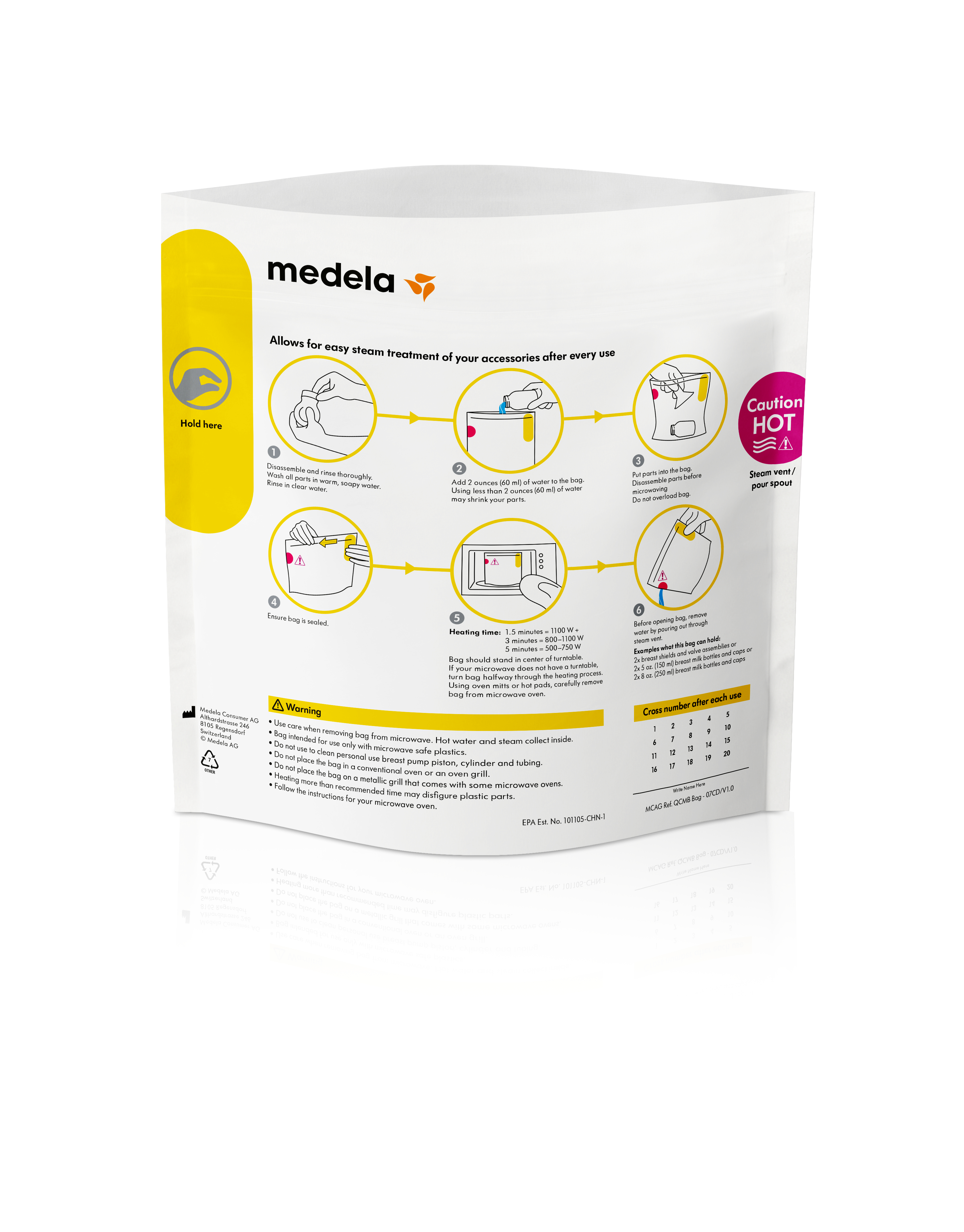 MEDELA Quick Clean Mikrowellenbeutel, Bild 3 von 3