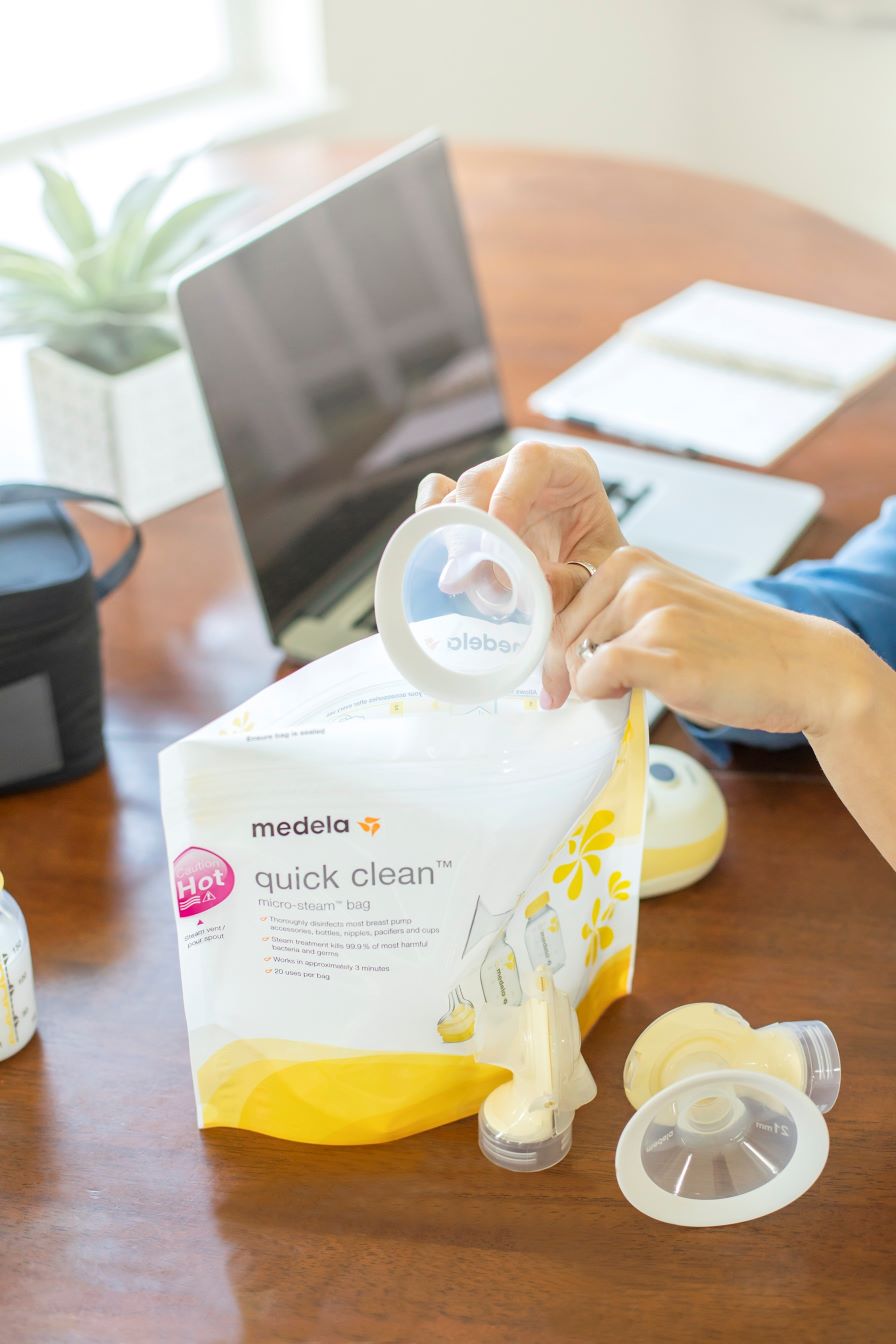 MEDELA sachet pour la stérilisation aux micro-ondes, image 3 sur 4