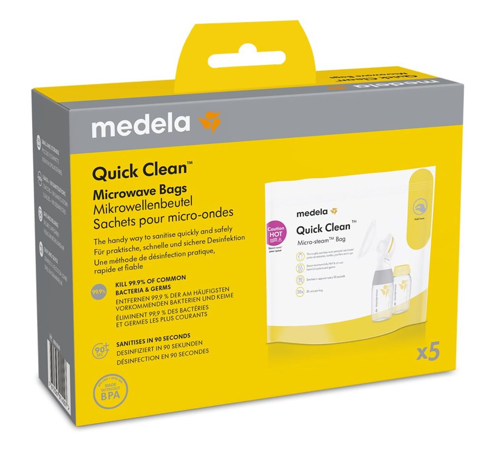 MEDELA sachet pour la stérilisation aux micro-ondes
