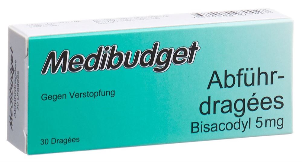 Medibudget Abführdragées Bisacodyl 5 mg