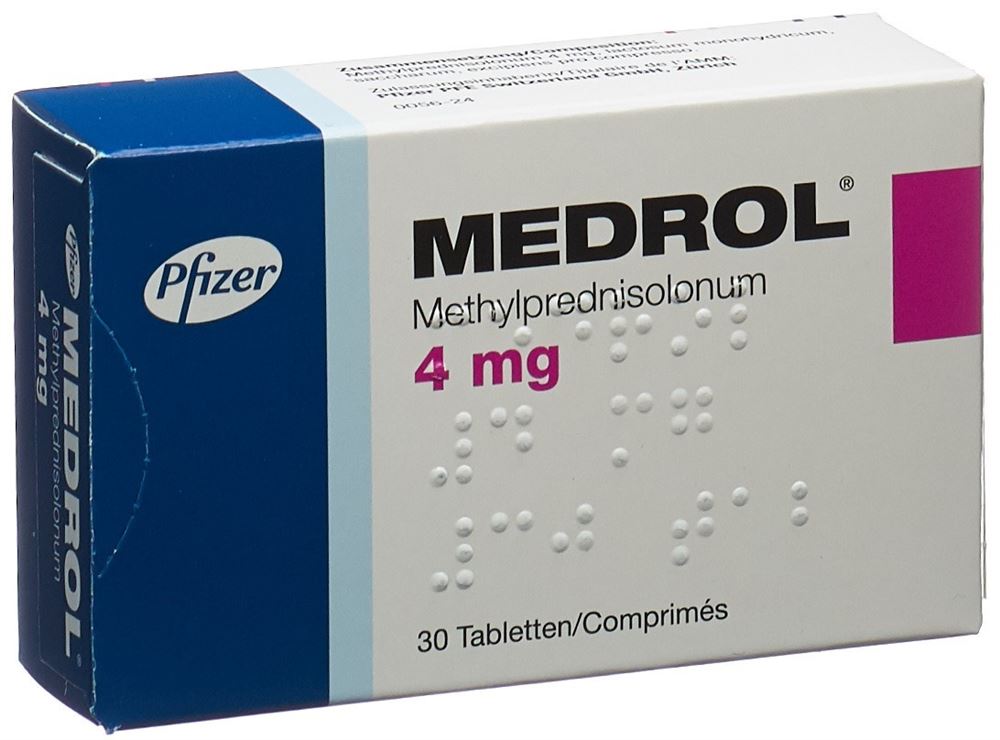 MEDROL cpr 4 mg blist 30 pce, image principale