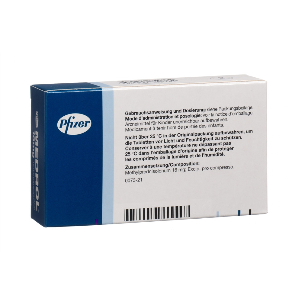 MEDROL Tabl 16 mg Blist 10 Stk, Bild 2 von 2