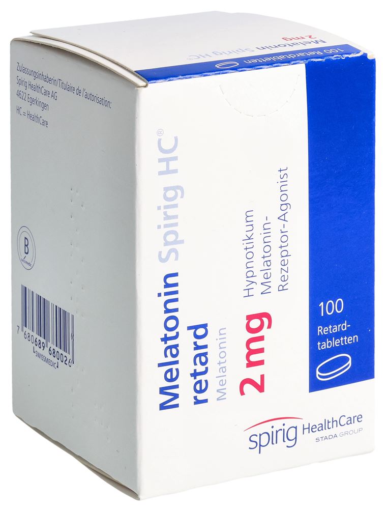 MELATONINE Spirig HC 2 mg, Hauptbild