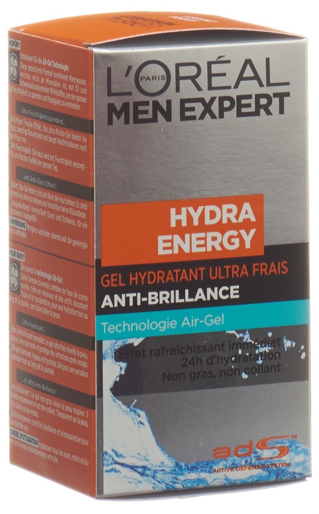 MEN EXPERT Hydra Energy gel hydratant anti-soif, image 2 sur 2