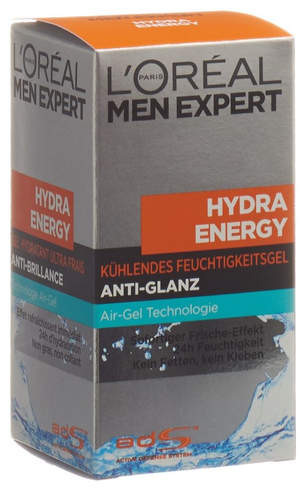 MEN EXPERT Hydra Energy gel hydratant anti-soif, image principale