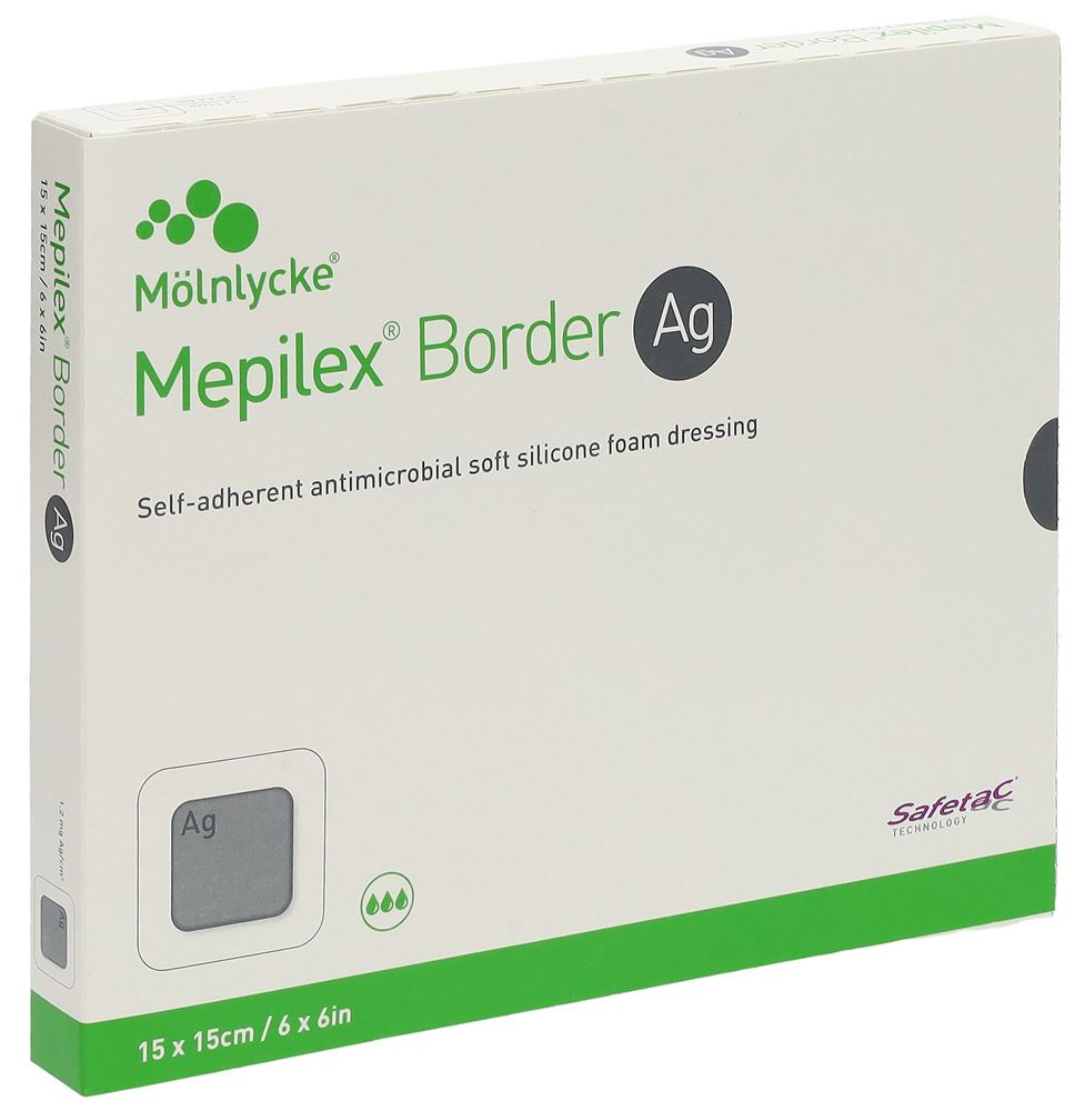 MEPILEX Ag Border pansement hydrocellulaire