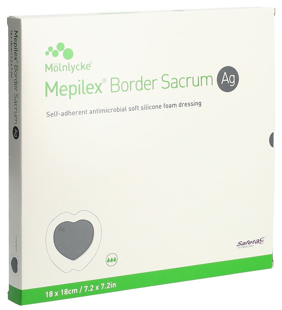 MEPILEX Ag Border pansement hydrocellulaire, image principale