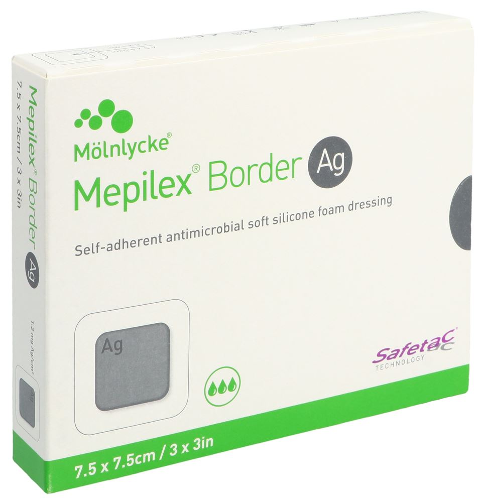 MEPILEX Ag Border pansement hydrocellulaire