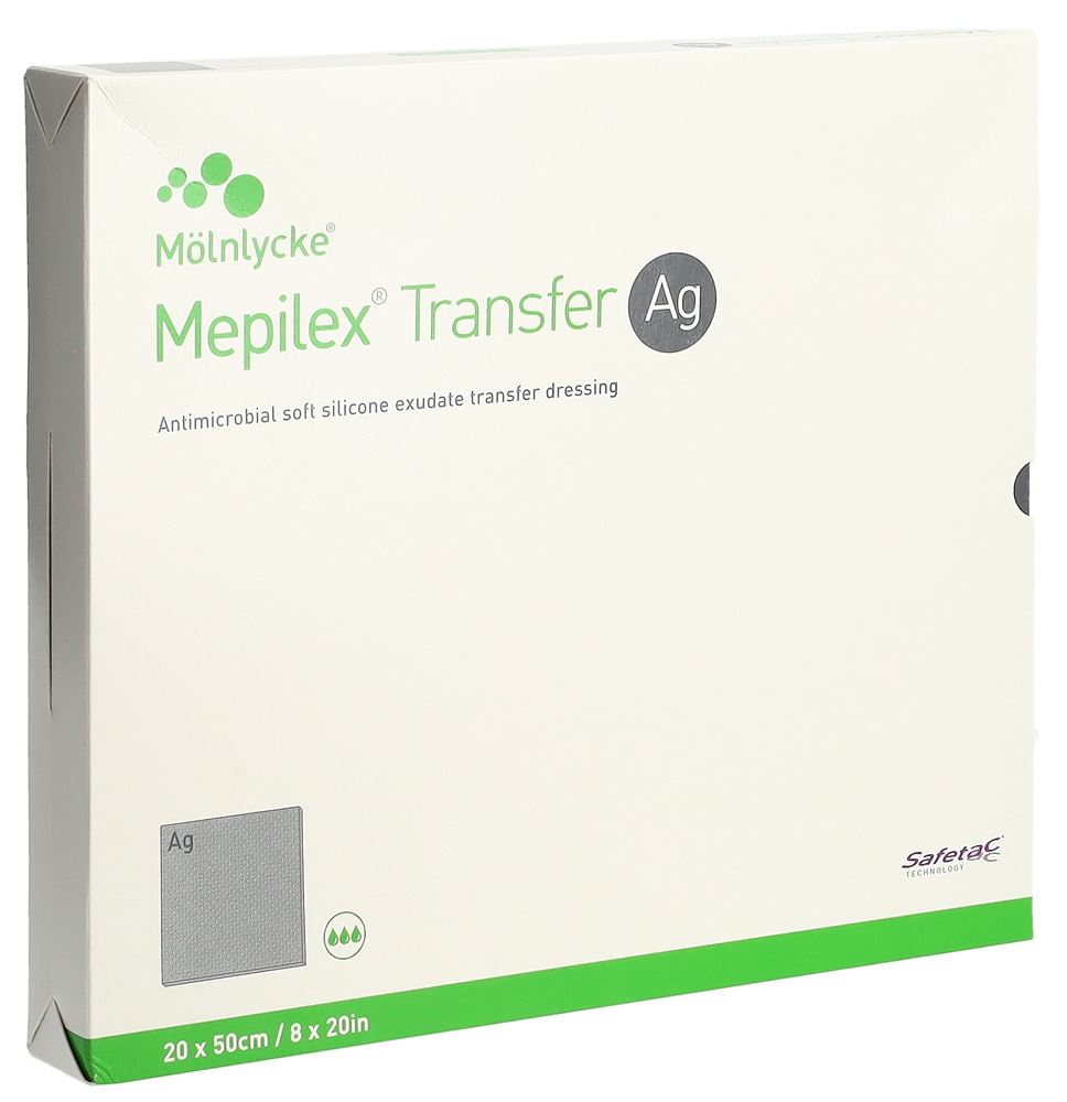 MEPILEX Transfer Ag pansement drainage