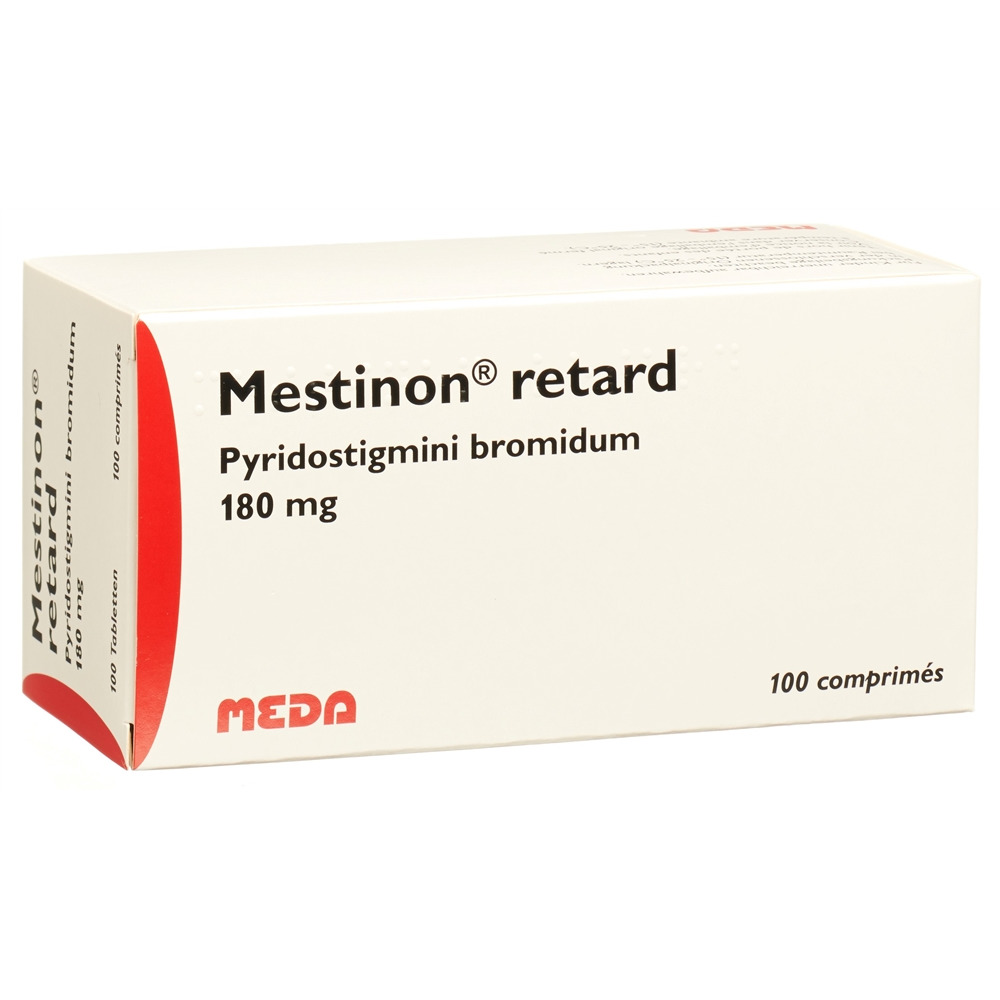 MESTINON cpr ret 180 mg blist 100 pce, image 2 sur 2