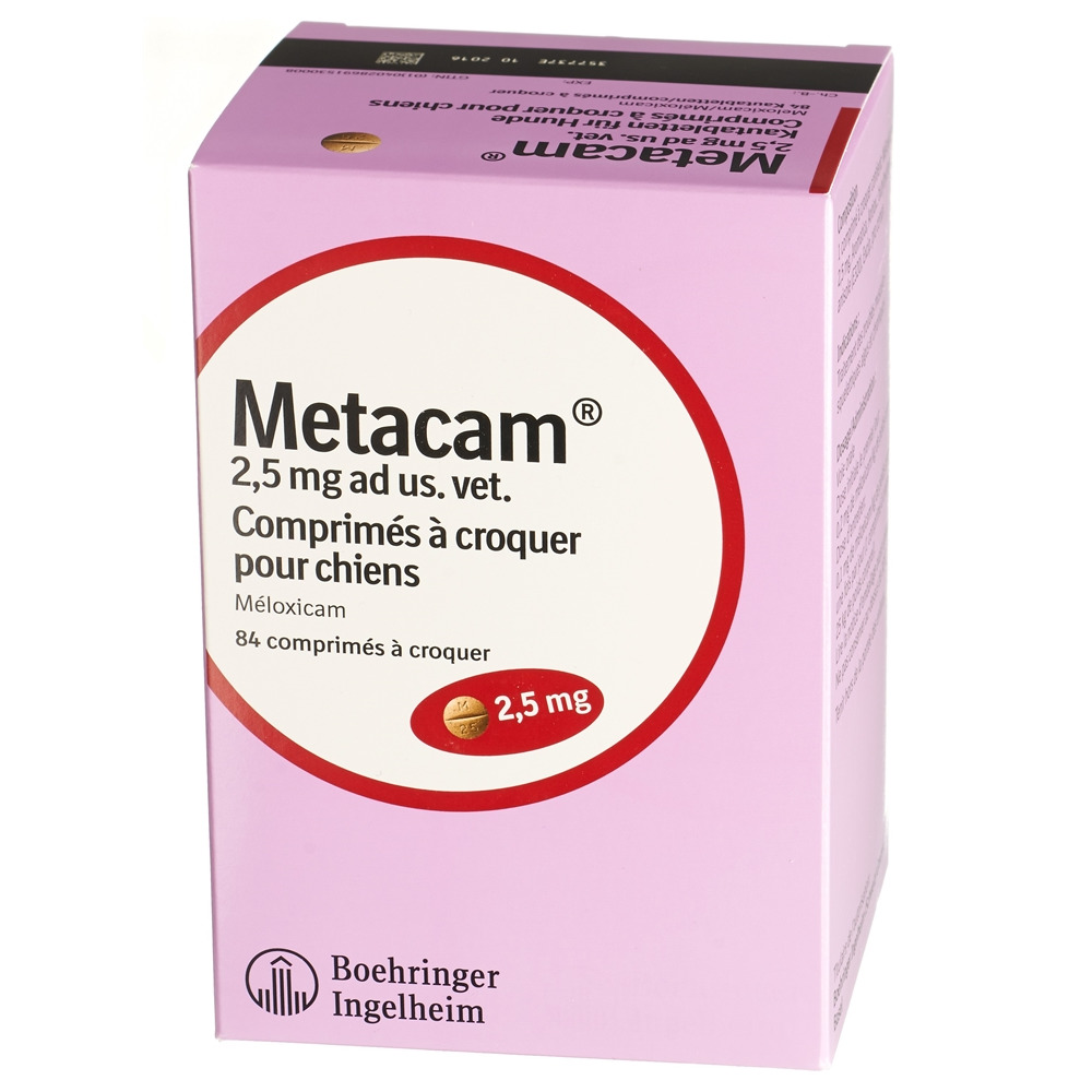 Metacam chien 2.5 mg, image 2 sur 2