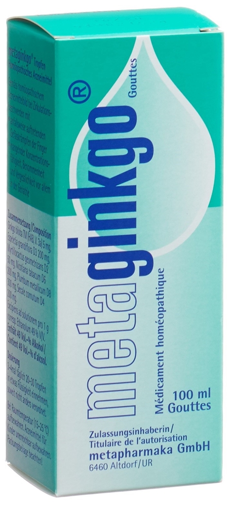 Metaginkgo Tropfen Fl 100 ml, Bild 2 von 2