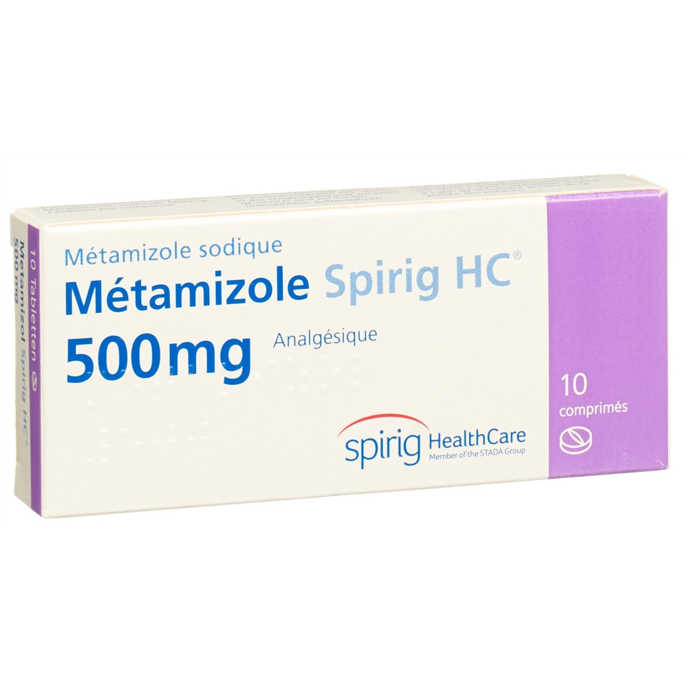 METAMIZOLE Spirig HC 500 mg, image 2 sur 2
