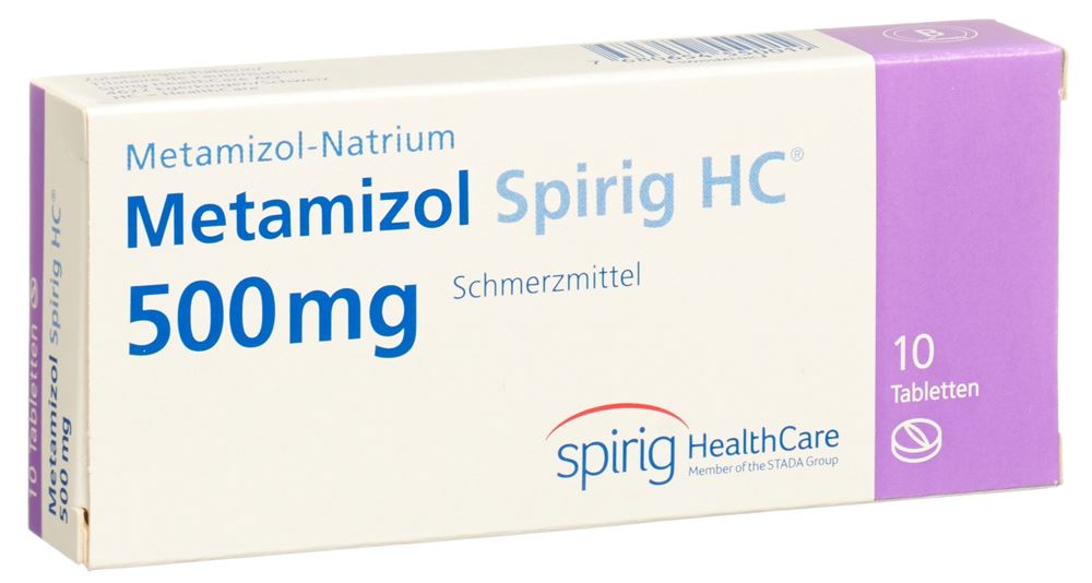METAMIZOLE Spirig HC 500 mg, image principale