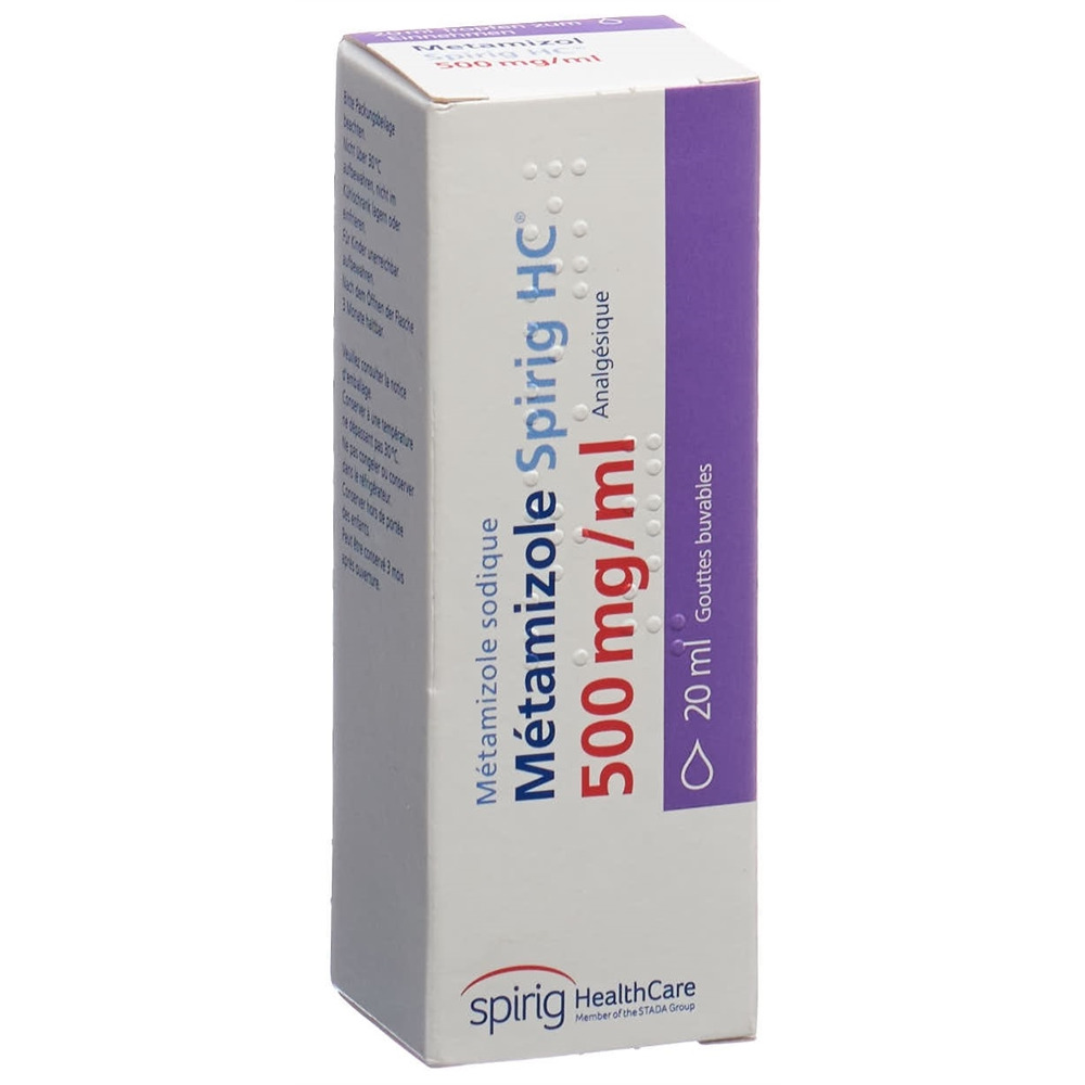 METAMIZOLE Spirig HC 500 mg/ml, image 2 sur 2