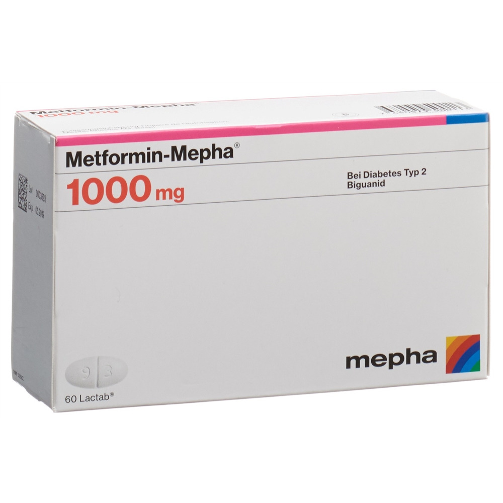 METFORMINE Mepha 1000 mg, image principale