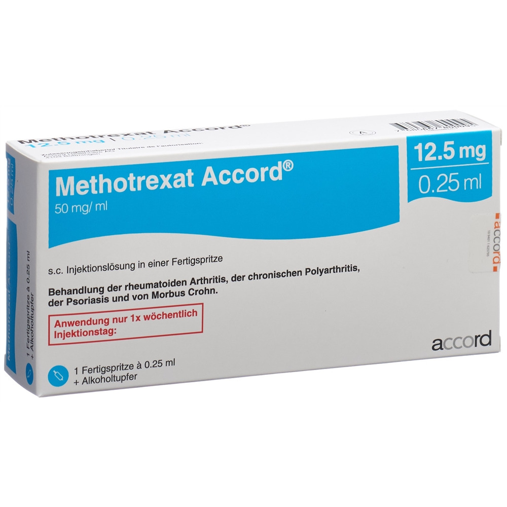 METHOTREXATE Accord 12.5 mg/0.25ml