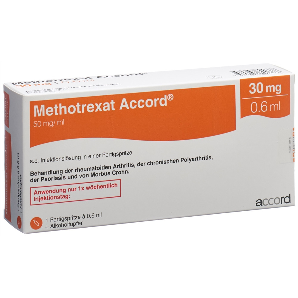 METHOTREXATE Accord 30 mg/0.6ml