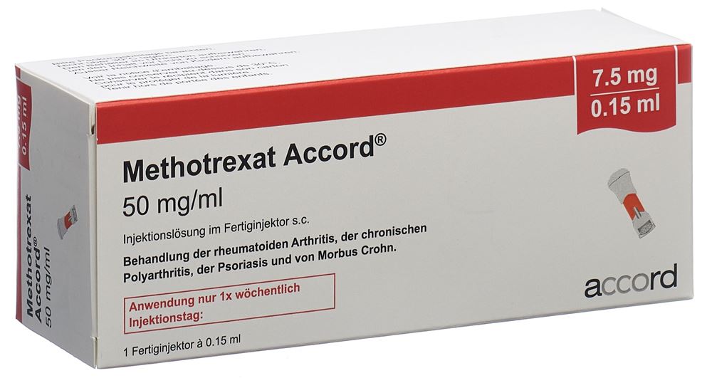 METHOTREXATE Accord 7.5 mg/0.15ml, Hauptbild