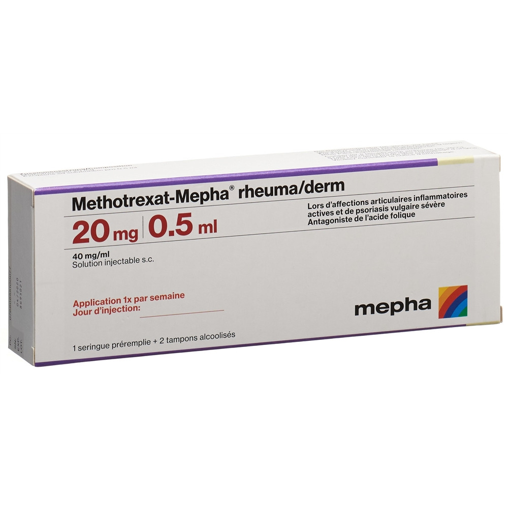 METHOTREXATE rheuma/derm 20 mg/0.5ml, Bild 2 von 2