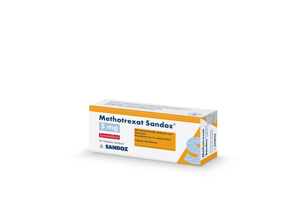 METHOTREXATE Sandoz 5 mg, Hauptbild