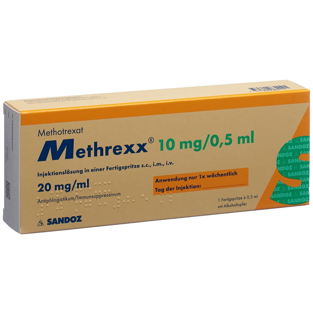 METHREXX sol inj 10 mg/0.5ml ser pré 0.5 ml, image principale