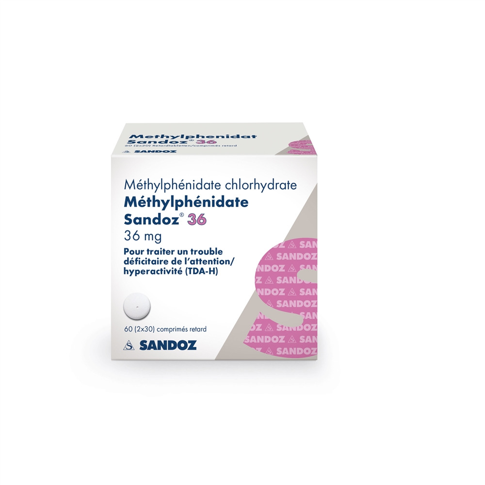 METHYLPHENIDATE Sandoz 36 mg, image 2 sur 2