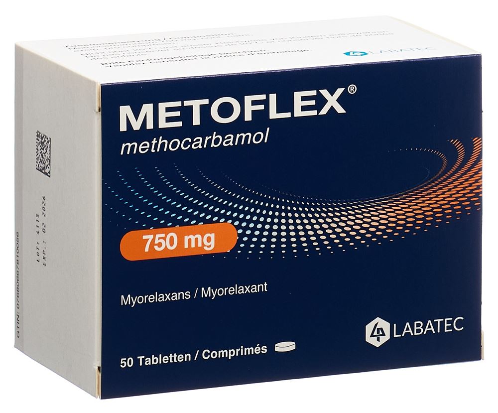 METOFLEX Tabl 750 mg Blist 50 Stk, Hauptbild METOFLEX Tabl 750 mg Blist 50 Stk, Hauptbild