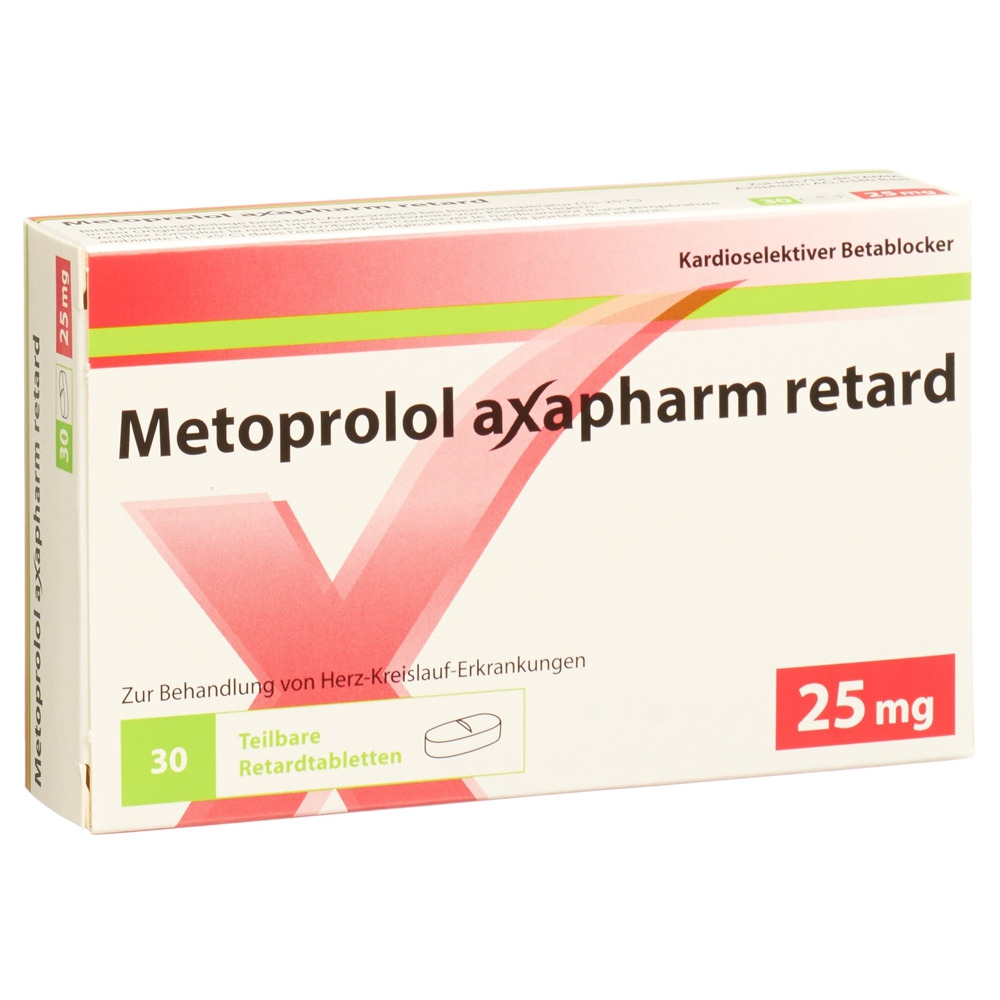 METOPROLOL Axapharm 25 mg, Hauptbild