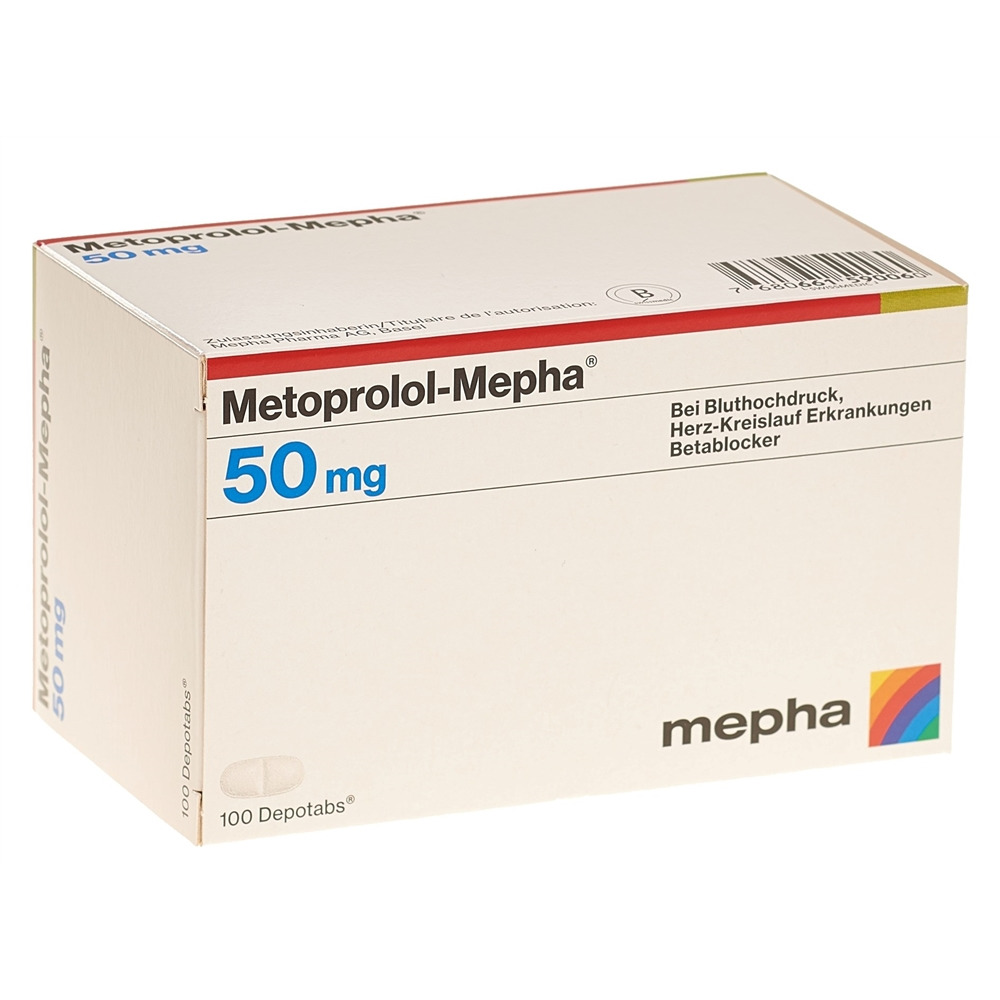 METOPROLOL Mepha 50 mg, Hauptbild