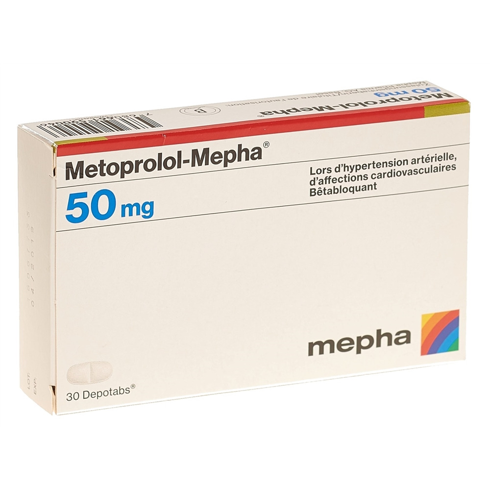 METOPROLOL Mepha 50 mg, Bild 2 von 2