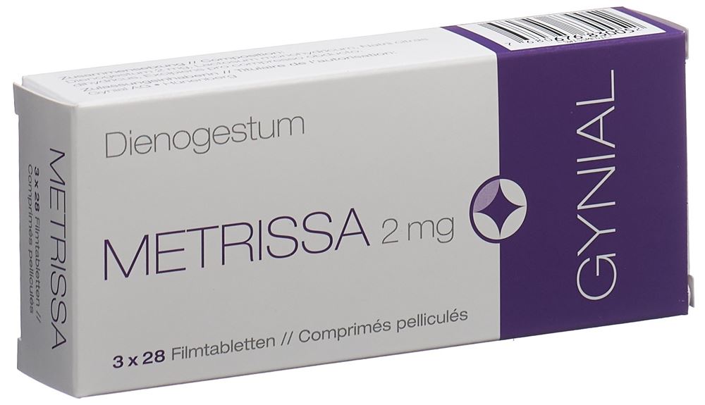 METRISSA Filmtabl 2 mg Blist 28 Stk, Hauptbild METRISSA Filmtabl 2 mg Blist 28 Stk, Hauptbild