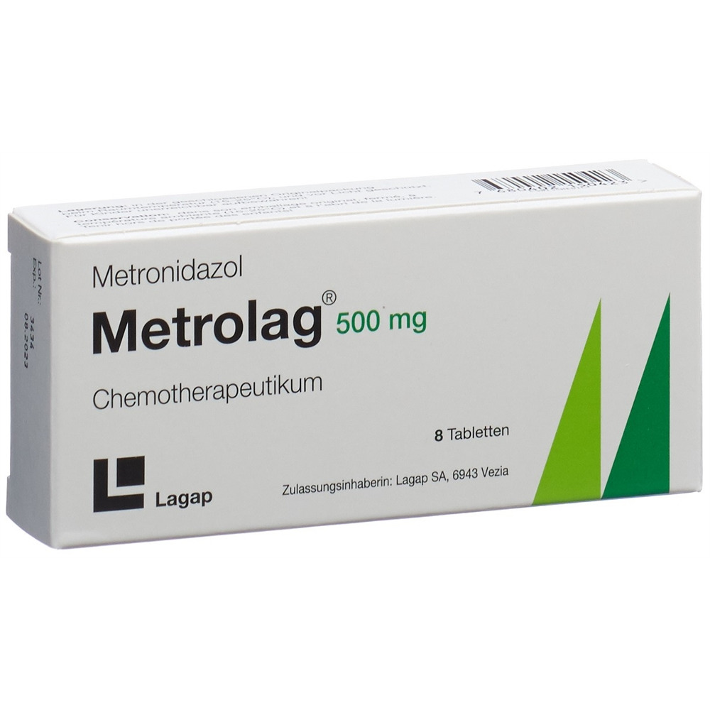 Metrolag cpr 500 mg blist 8 pce, image principale