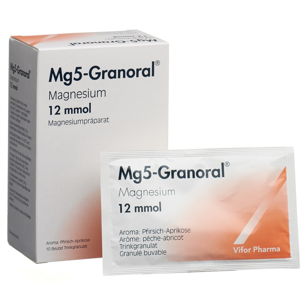 MG5-GRANORAL Gran 12 mmol Pfirsich-Aprikose Btl 10 Stk, Hauptbild