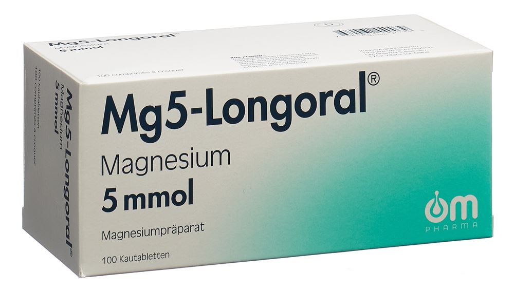 MG5-LONGORAL Kautabl 5 mmol Blist 100 Stk