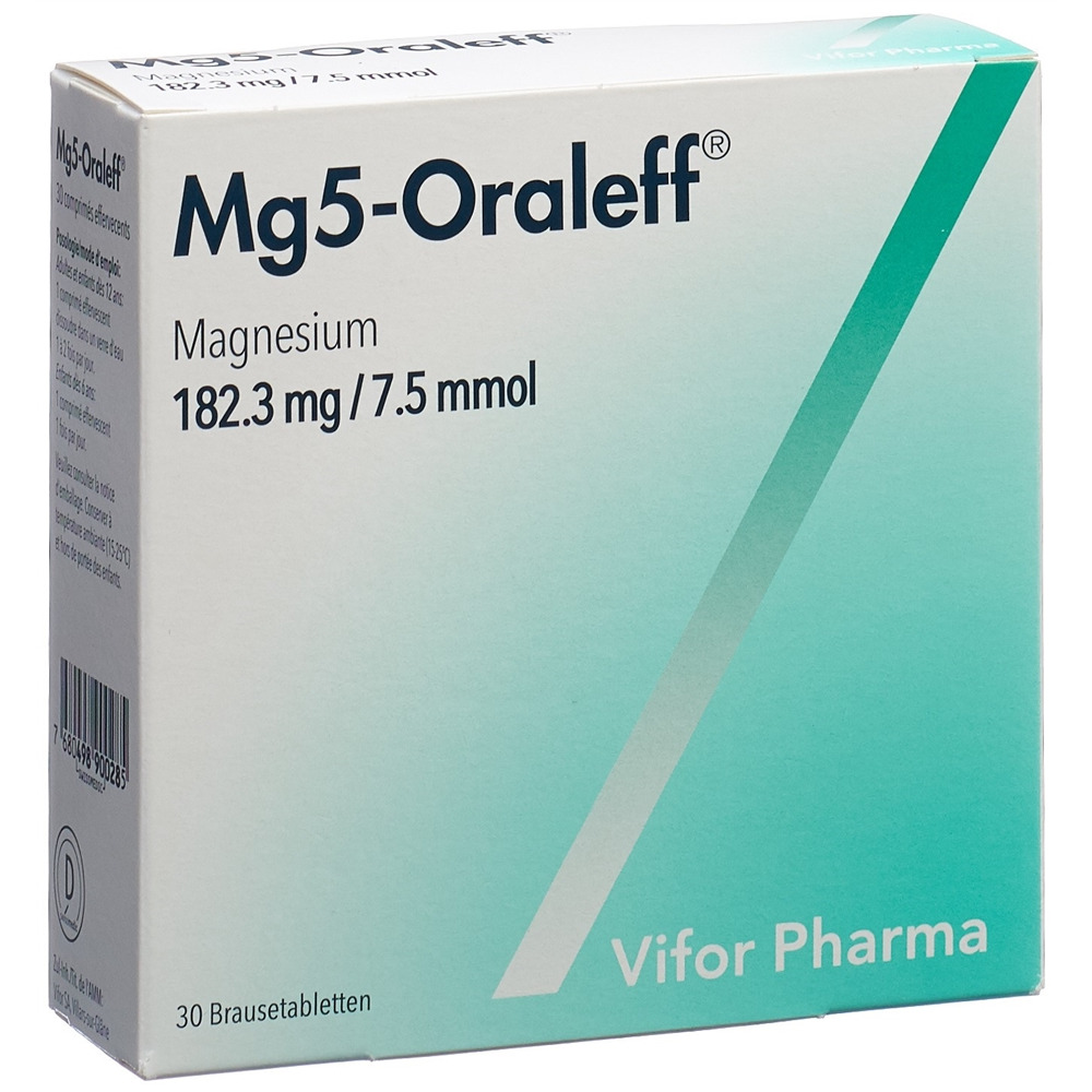 MG5-ORALEFF cpr eff 7.5 mmol bte 30 pce, image 2 sur 5